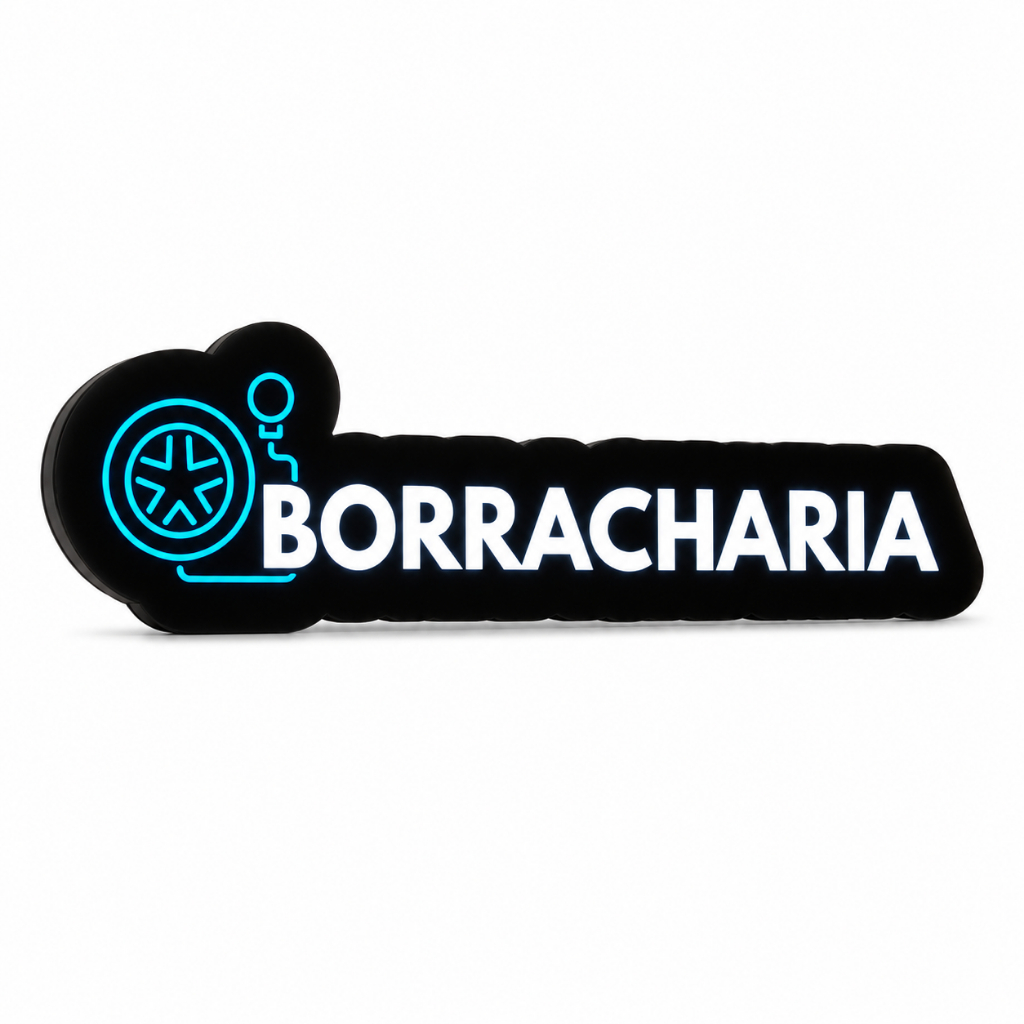 Letreiro Luminoso Borracharia - Decoração Borracharia