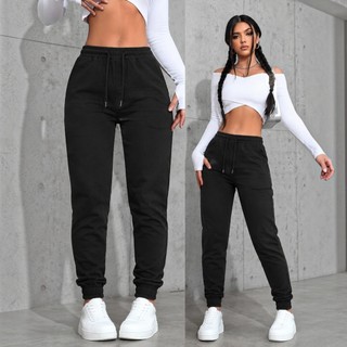Calça Jogger Unissex Sarja Masculina Feminina com Punho Elástico Casual Streetwear Premium Confortável Slim Ajuste