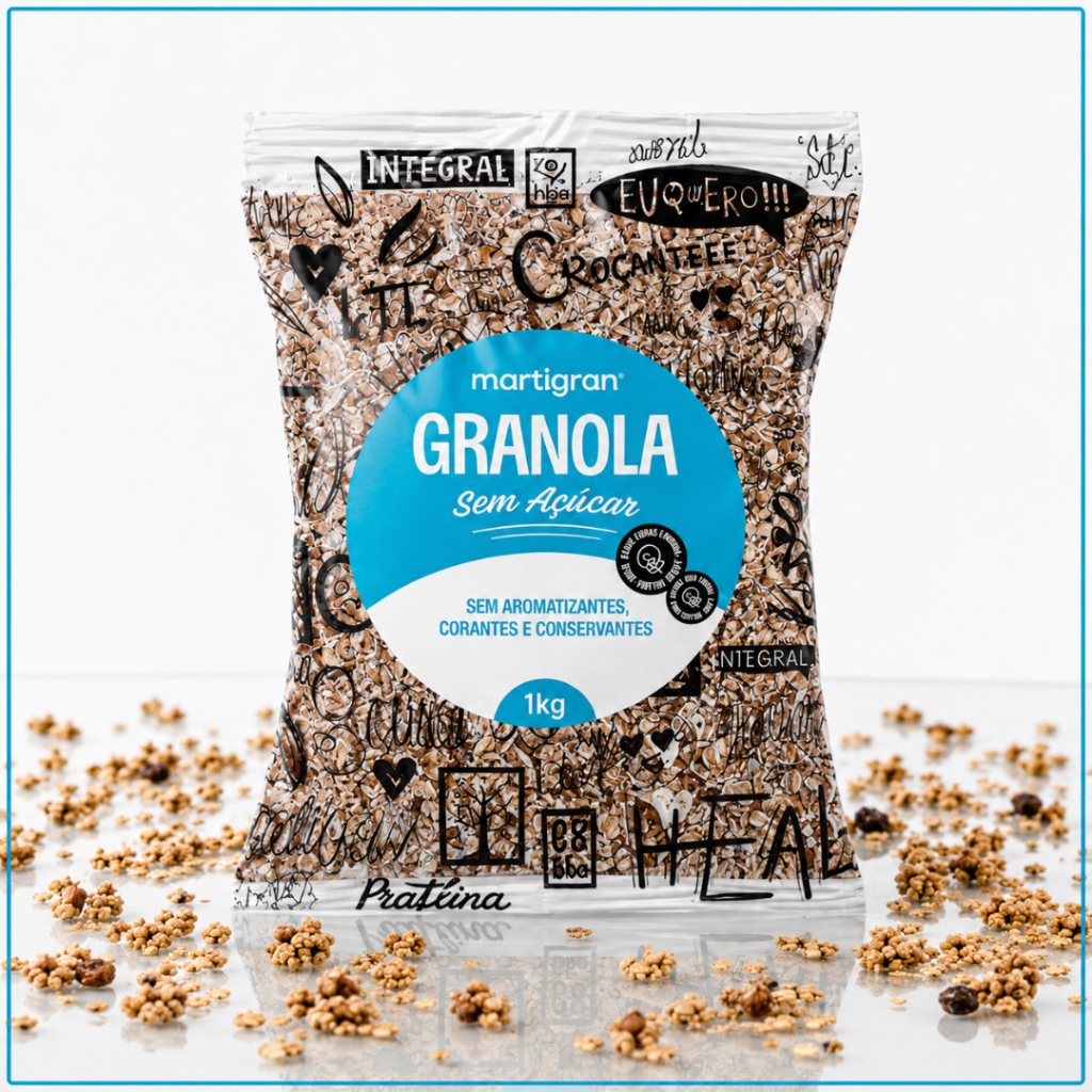 Granola sem Açúcar Natural Martigran 1kg