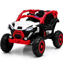 Quadriciclo JIPÃO Elétrico Adventure Infantil UTV C/ Controle Remoto Luz de LED e Som 2 Lugares