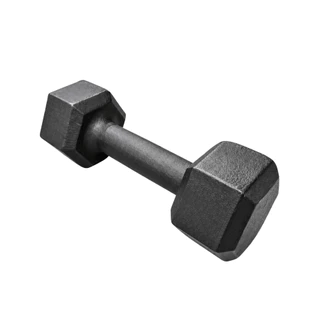 Halter Sextavado Pintado 1kg a 5kg Academia Condicionamento Físico Musculação Força Braço Bíceps