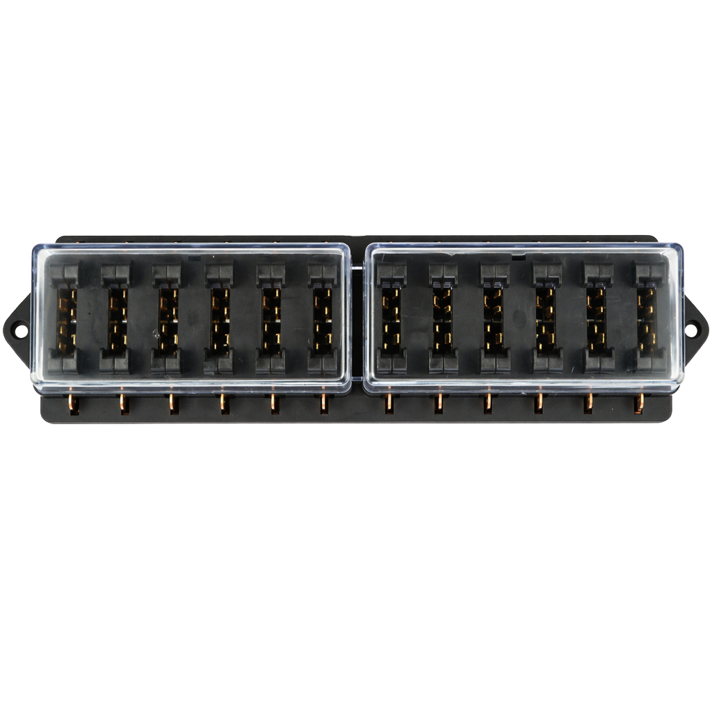 Caixa Porta Fusíveis Lâmina 12 Vias Tipo Régua Universal DNI320009