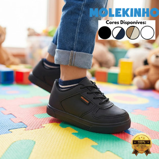 Tênis Molekinho Infantil Masculino Casual Confortável Sapatênis Juvenil Meninos Original