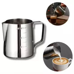 Jarra Barista Inox 350ml Leiteira Café Cappuccino