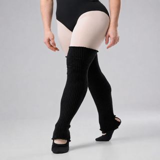 Perneira Preta Bailarina Adulto em Lã Pas Classique