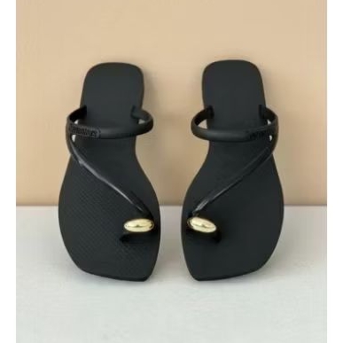 Oferte Promoção 33 ao 39 Sandália Barata Rasteira Laço Grande Duplo Feminina Chinelo Adulto Chinelo Praia