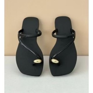 Oferte Promoção 33 ao 39 Sandália Barata Rasteira Laço Grande Duplo Feminina Chinelo Adulto Chinelo Praia