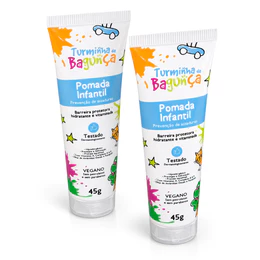 Kit 2 Pomada de Assadura para Bebê 45g - Turminha da Bagunça | Pomada infantil