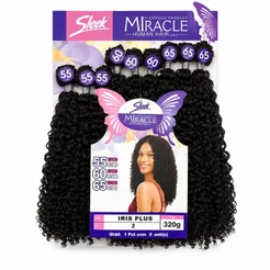 Cabelo cacheado Miracle Iris Plus 320g