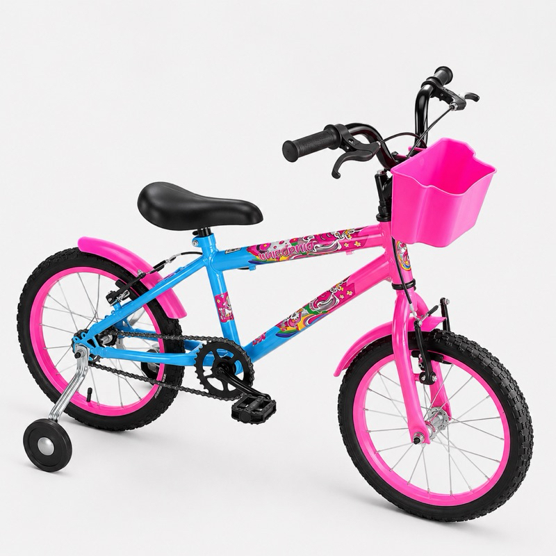 Bicicleta Aro 16 MTB Infantil Com Rodas Lateral Apoio Modelos Feminino ou Masculino — imagem 2 de 2