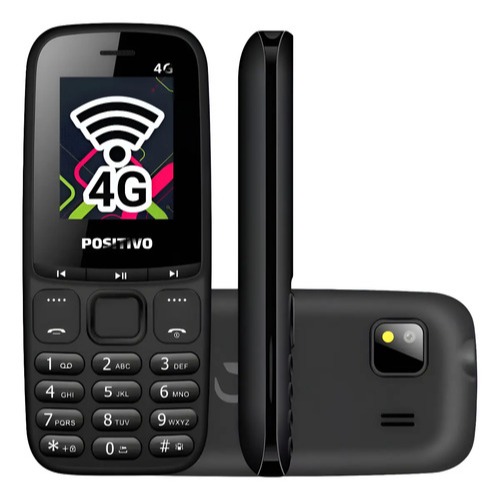 Celular Simples Positivo P26 4G Dual Chip Radio Mp3 homologado com garantia e NF