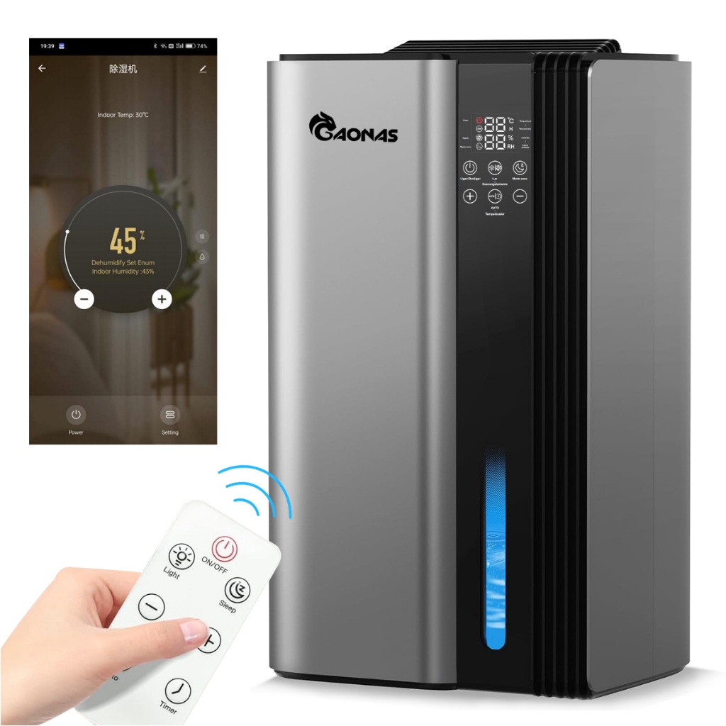 Desumidificador De Ar Ambiente Eletrico Antimofo 3000ml Portátil