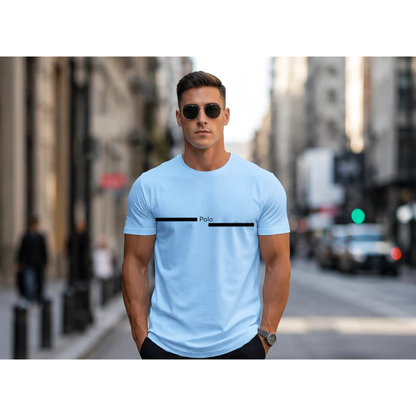 Camiseta masculino manga curta POLO Camisa Casual Basica 100% algodao
