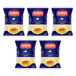 Kit 5un Macarrão com Ovos Adria Parafuso 500g