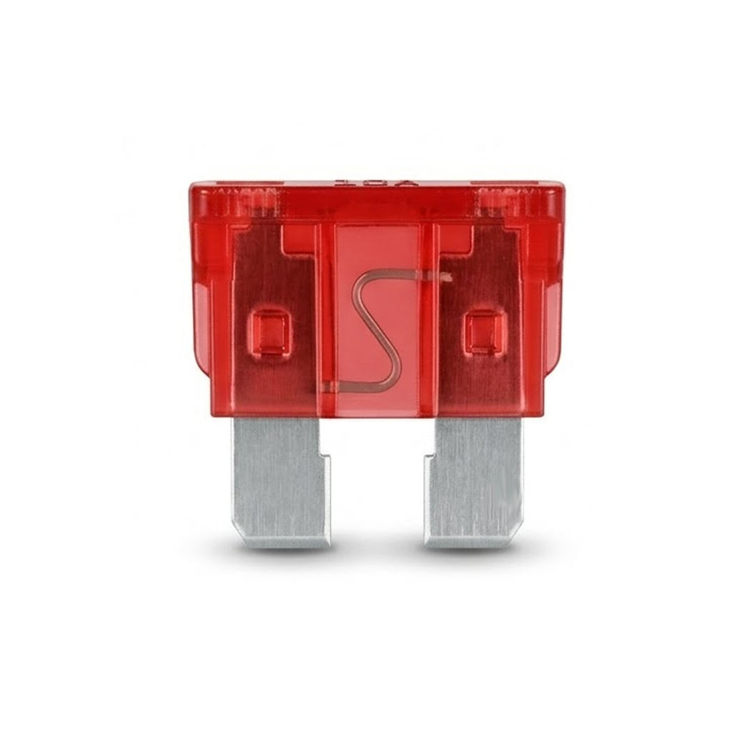 Fusível de Lâmina Universal -  10A - 19mm x  19mm x 5mm