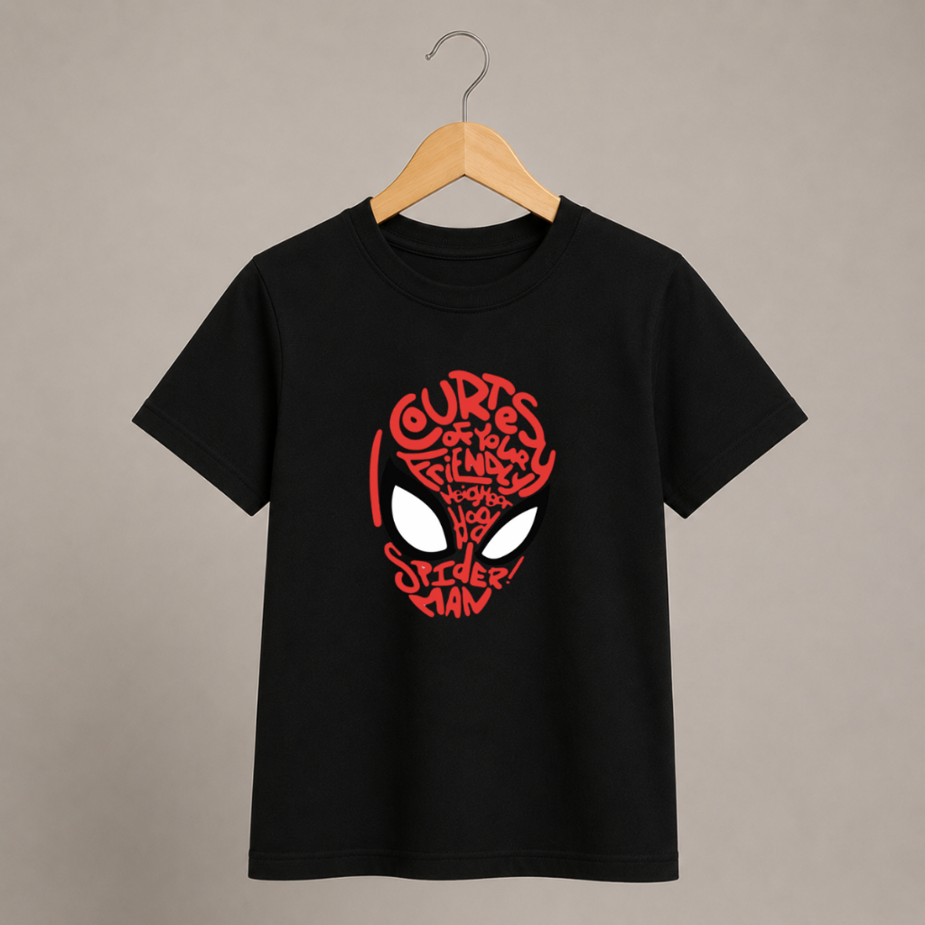 Camiseta Infantil Menino Homem Aranha Heróis Blusa Algodão Masculina Spider Man Lançamento Oferta Novidade Camiseta Kids
