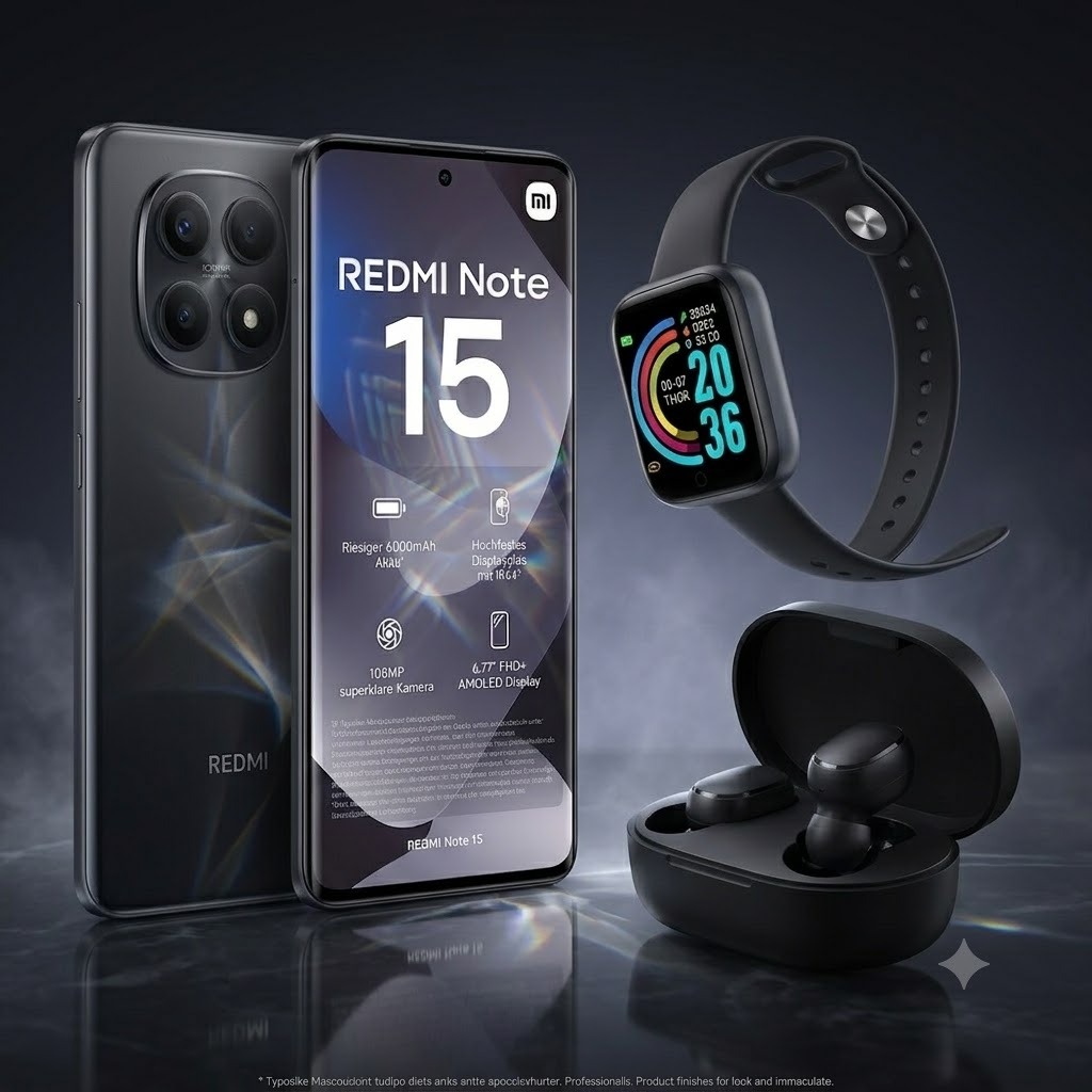Celular NT 15 256GB 8GB RAM Dual SIM Versão Global + Fone Bluetooth + Smartwatch