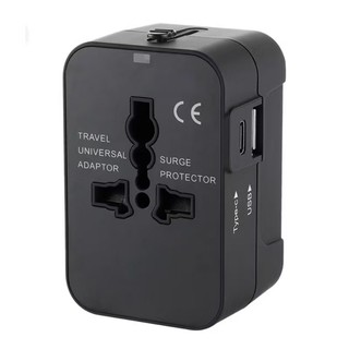 Adaptador De Tomada Universal Com1 Usb E Usb-C Viagem Compativel 150 País-T202C