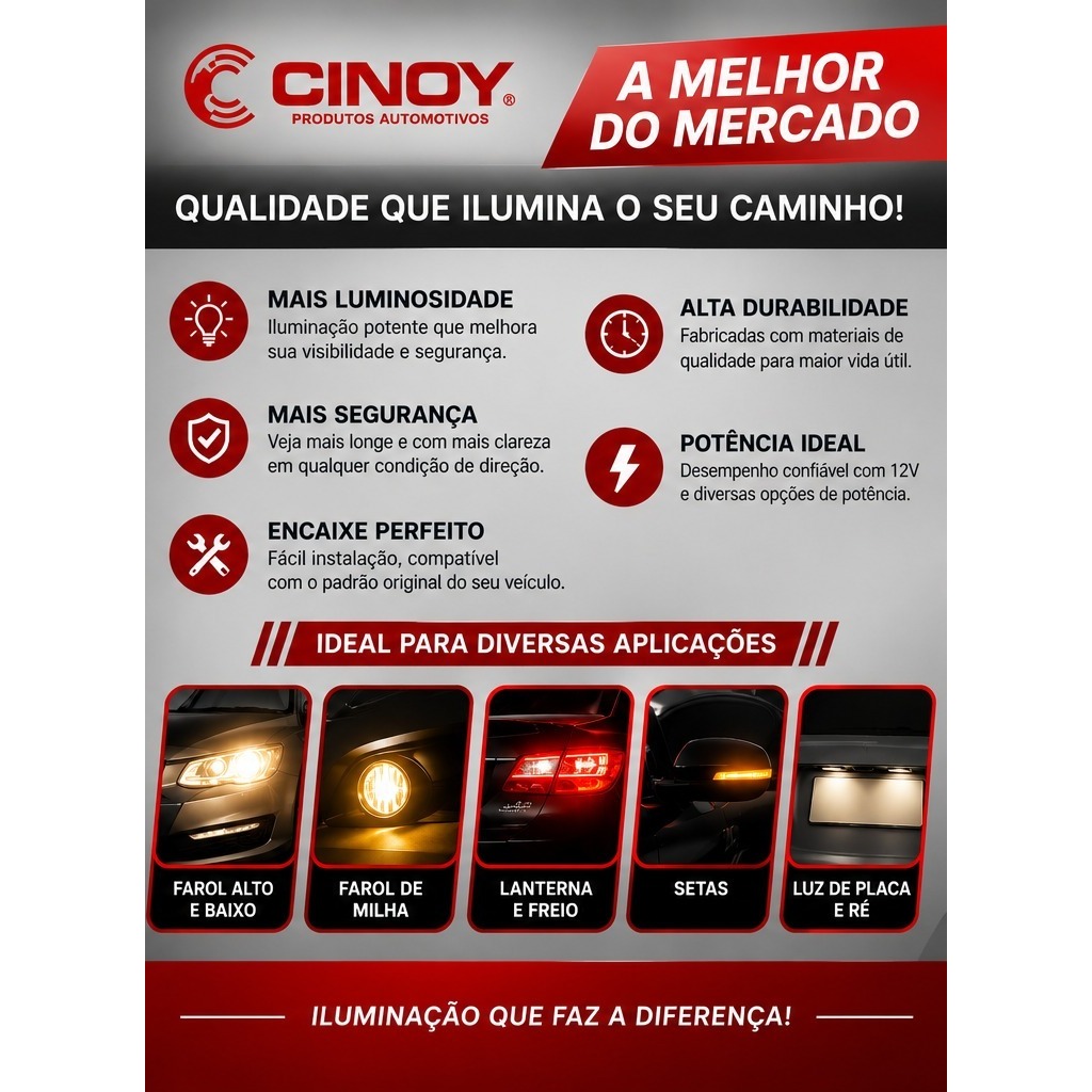 Par Lâmpadas Halógenas Comum Farol Alto Baixo Hb3 12v 60w — imagem 2 de 2