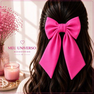 kit 2 Laço feminino de cabelo com bico de pato /adulto várias cores