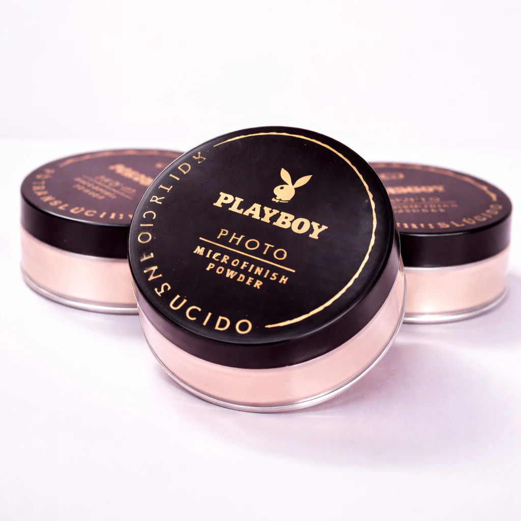 PÓ TRANSLÚCIDO PLAYBOY Photo Microfinish Powder Selar Maquiagem Sem Brilho Efeito Foto