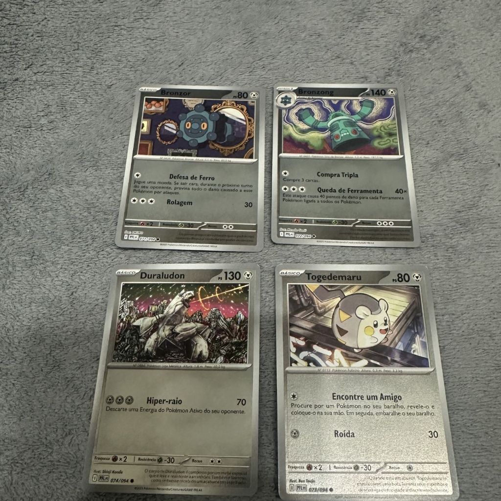Cartas Pokémon Mega Evolução (094) Reverse Holo e Holo - Steel | Master Set | Escolha a Carta