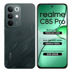 realme C85Pro 8+256GB Smartphone Celular Versão Global Bateria 70000mAh Câmera 50MP NFC Tela 6,67 120Hz Verde