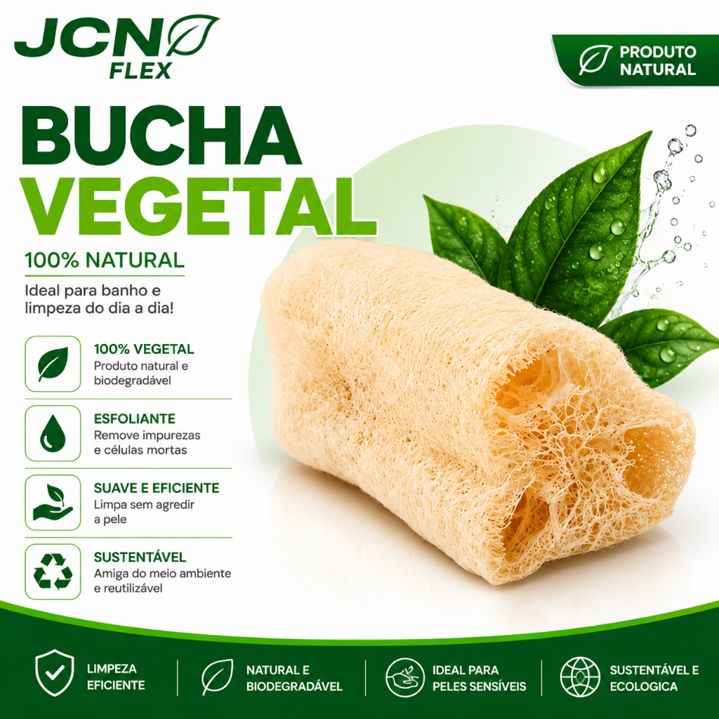 Kit 10 Bucha Vegetal Banho Tamanho Pequeno Esponja Natural