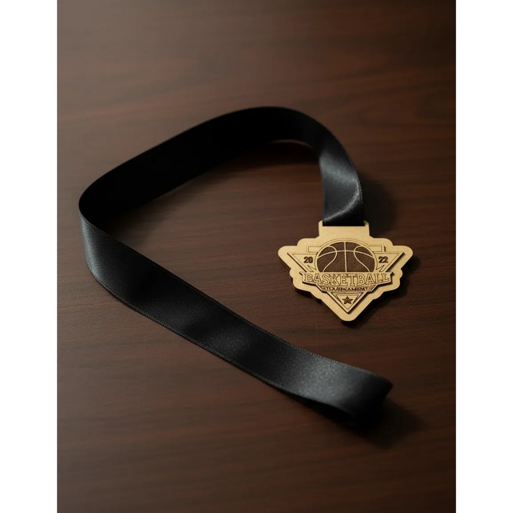 Medalhas Basquete Triangular 7cm +grossa +qualidade 10 Peças 1523