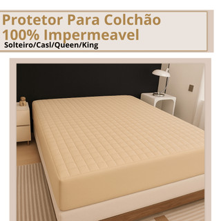 Capa Para Colchão Impermeável Matelado Com Elastico