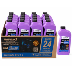 Kit 24L Óleo De Motor 15W40 API SM Semissintético Radnaq 1 Litro