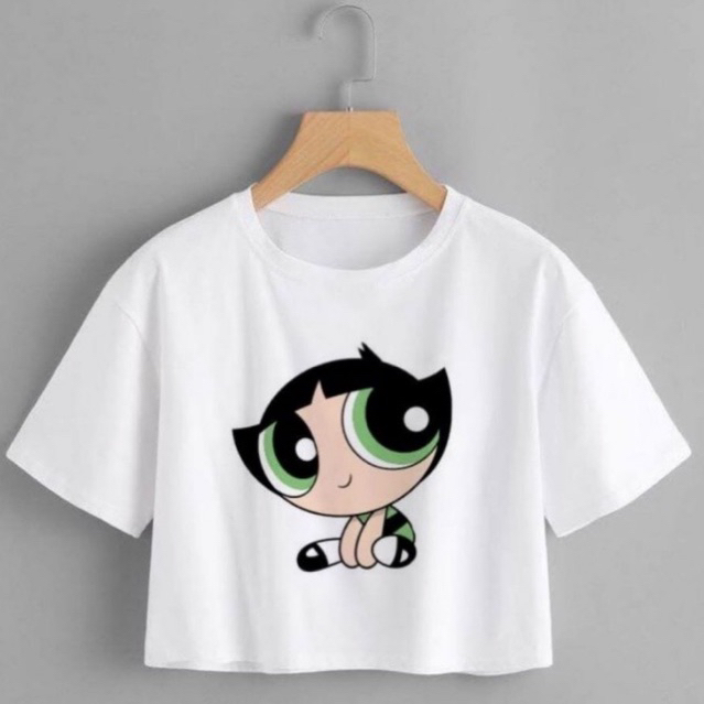 Camiseta Feminina Modelo CROPPED Super Poderosa Docinho