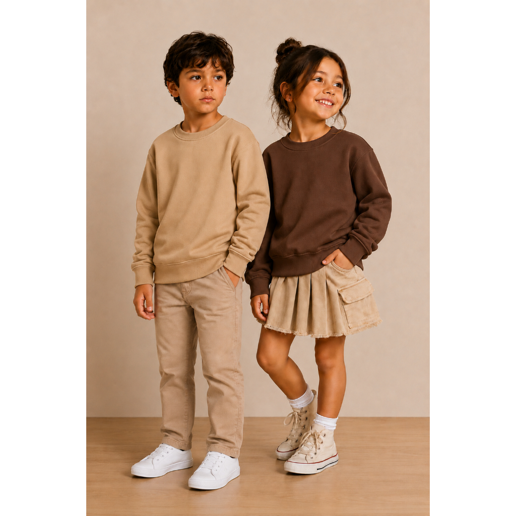kit 2 Moletom estilo sueter infantil grosso menino menina flanelado e quentinho blusa de frio