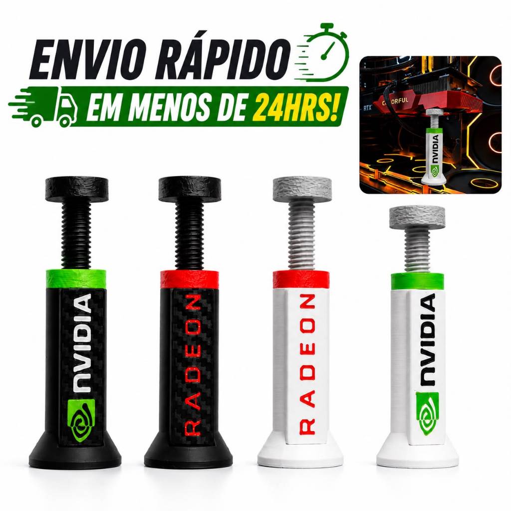Suporte Placa de Vídeo GPU Anti Empenamento Universal Ajustável NVIDIA AMD Apoio
