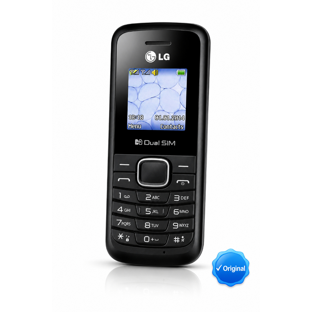Celular LG B220 Original Dual Chip Dual SIM 3G Desbloqueado Rádio FM Lanterna Acabamento Luxuoso Bateria Duradoura