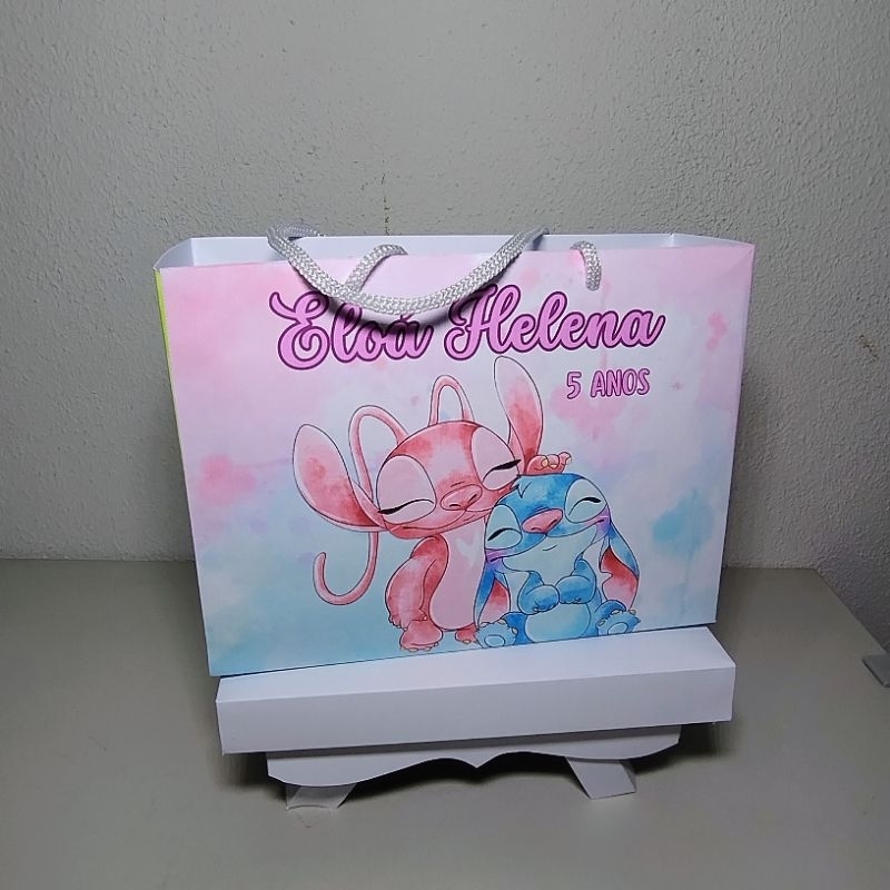 SACOLINHA SURPRESA personalizada  STITCH | PEGUE MONTE fazemos qualquer tema