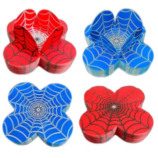 50~300 Homem Aranha Teia Forminhas 4 Pétalas Brigadeiro Infantil 3,5x3,5 Grande Profissional
