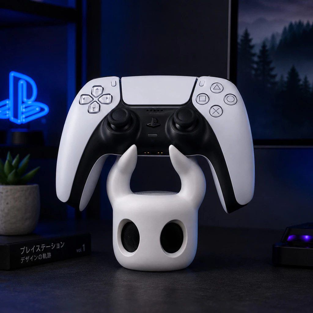 Suporte para Controle Hollow Knight - PS5, PS4, PC, Xbox, Nintendo Switch | Impresso 3D