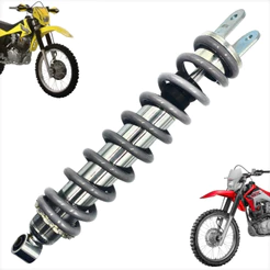 Amortecedor Traseiro Pro Link Honda Crf 230 2007 2008 2009 2010 2011 2012 a 2024 Mola Cinza