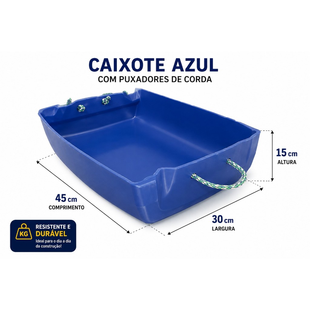 Caixote Massa Pedreiro Caixa Massadeira Gesso Pintura Construção Civil