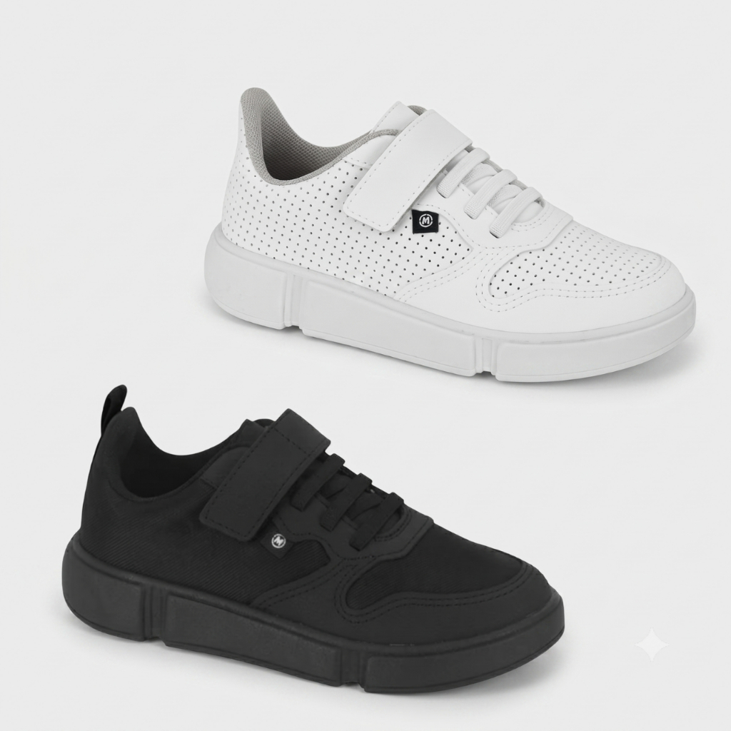 Tênis Infantil Molekinho Menino Casual Escolar Conforto Original Velcro
