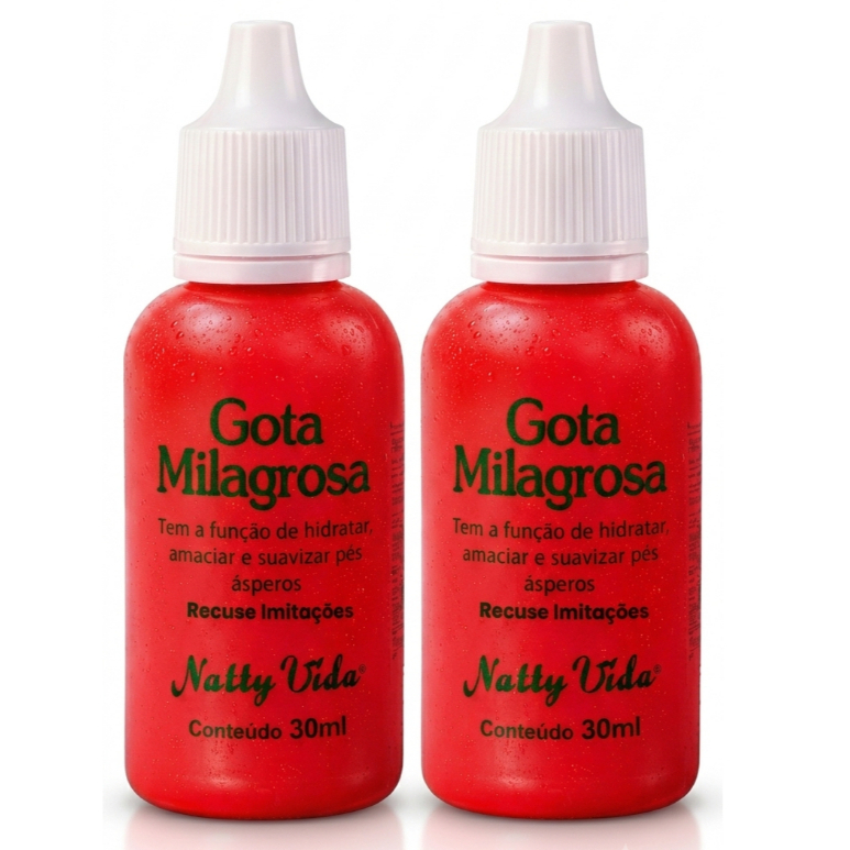Kit 2 Gota Milagrosa Naty vida 30ml Efeito Instantâneo