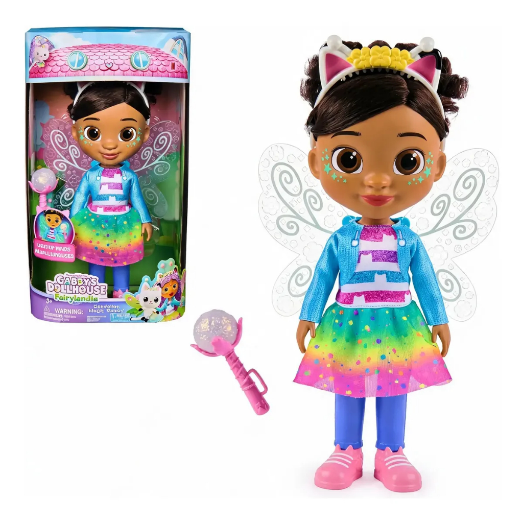 Boneca Gabby Dollhouse Fairylandia Interativa Com Luzes - Sunny 4822