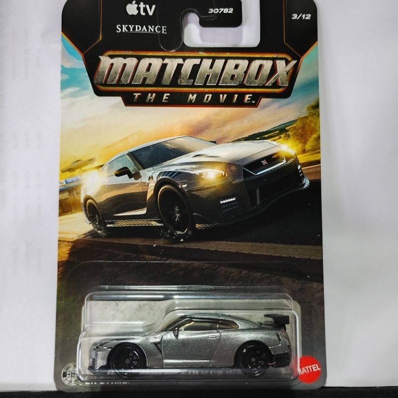 Matchbox - Carrinho miniatura - Colecionável - Original Mattel - Matchbox The Movie 2020 Nissan GT-R Nismo
