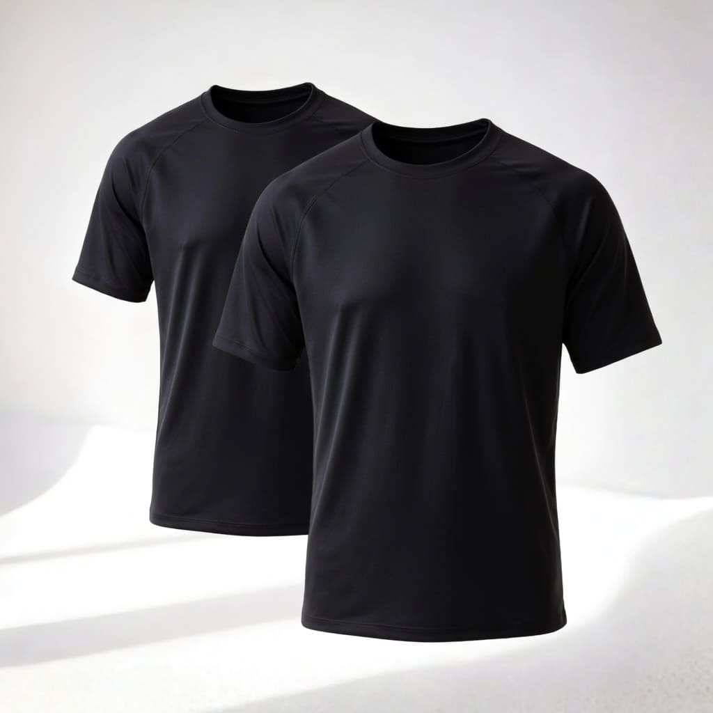 Kit 2 Camisetas Masculinas Manga Curta Dry Fit para Academia, Esportes e Lazer