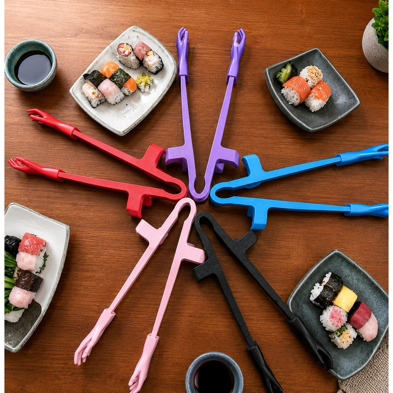 Hashi Pegador Mãozinha Reutilizável para Sushi Petiscos e Salgadinhos