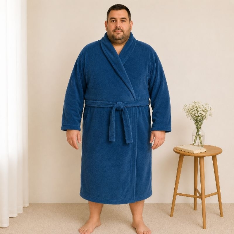 Roupão Plus Size Adulto Microfibra unissex veste até G5