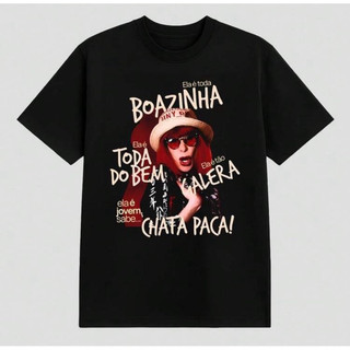 Camiseta Premium Rita Lee “Tão Boazinha Tão Galera” Feminina 100% Algodão Estampa Retrô Rock Pop Aesthetic