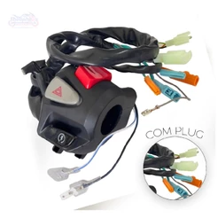 Punho De Partida Com Pisca Alerta Cb500 Fan 150 Titan 160 Start 160 Com Plug