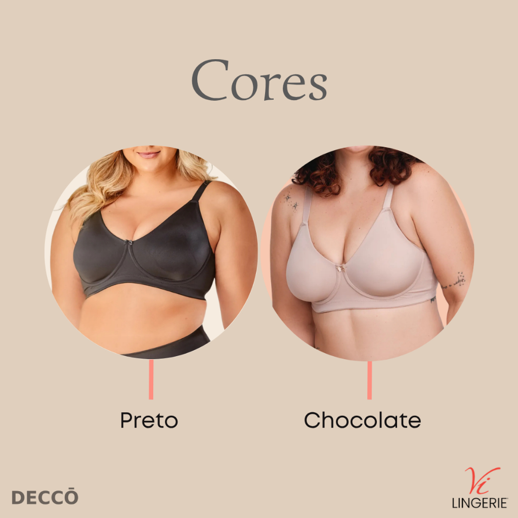 Sutia Plus Size Sustentação Vilingerie Com Aro Moldado Duplo Alca Larga Conforto E Segurança · foto 2